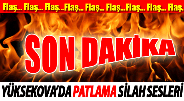 Yüksekova'da Silah ve Patlama Sesleri-Son dakika Yüksekova Haberleri