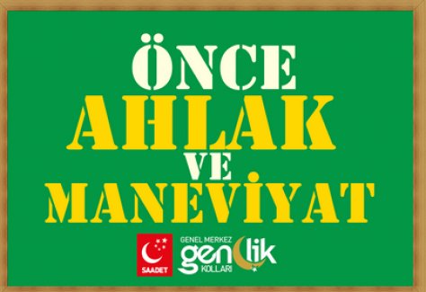 Saadet Partesinin Yeşilay Haftası Mesajı