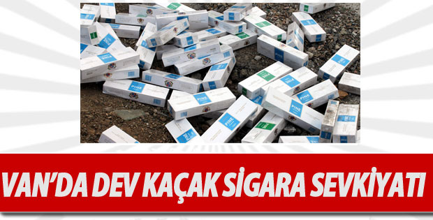 Van'da Kaçak Sigara Sevkiyatı-Son Dakika Van Haberleri