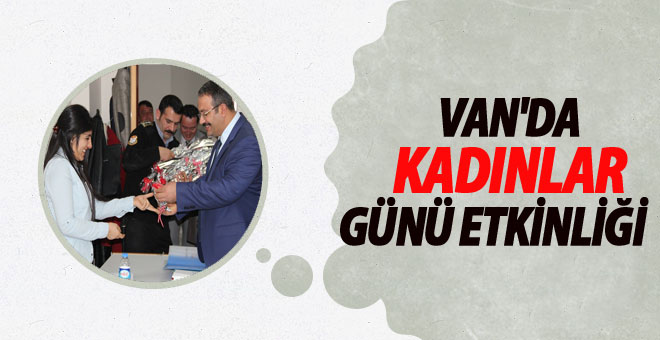 Van'da Kadınlar Günü Kutlandı-Son dakika Van Haberleri