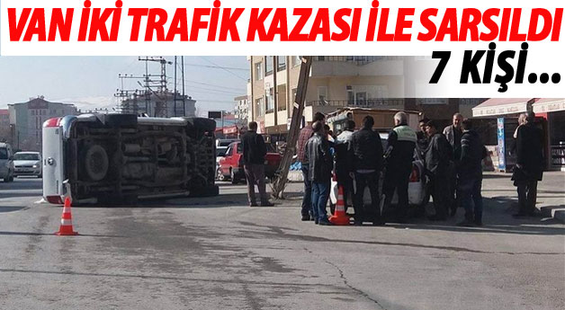Van'da İki Feci Trafik Kazası-Son dakika Van Haberleri