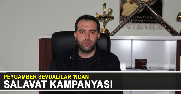 Van'da Peygamber Sevdalıları'ndan salâvat kampanyası