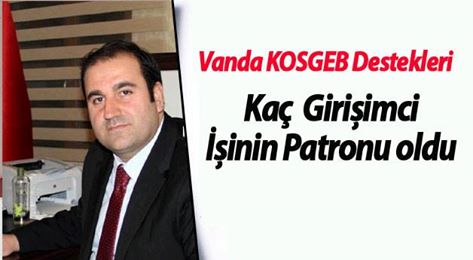 Van'da Kosgeb Destekleri