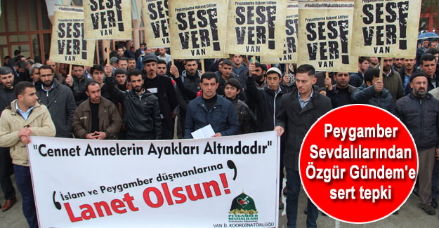 Peygamber Sevdalıları'dan  Özgür Gündem'in karikatürüne sert tepki