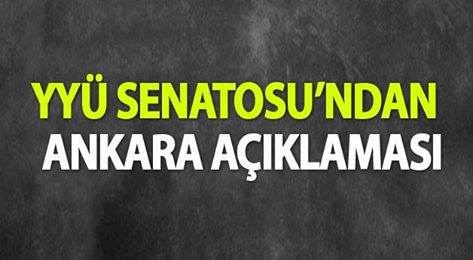 YYÜ Senatosu'ndan Ankara patlamasına kınama - Van Haber