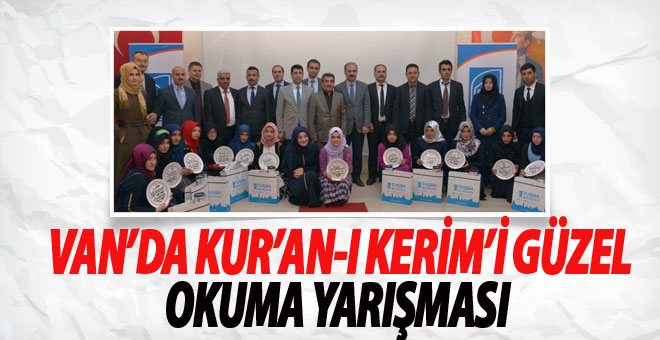 Van'da KUR’AN-I KERİM’İ Güzel Okuma Yarışması