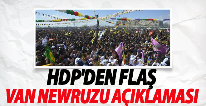 HDP'den Van Newrozu Açıklaması