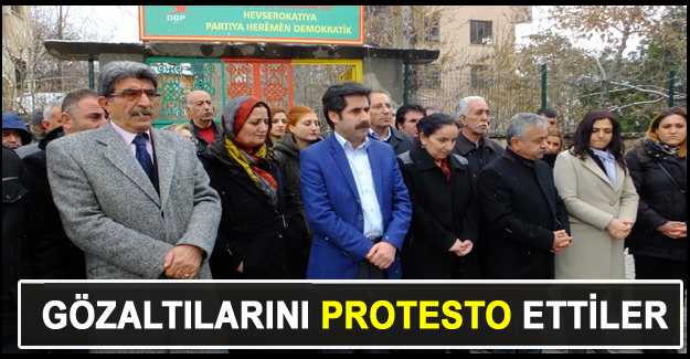 Van'da 19 gözaltıya protesto - Van Haber