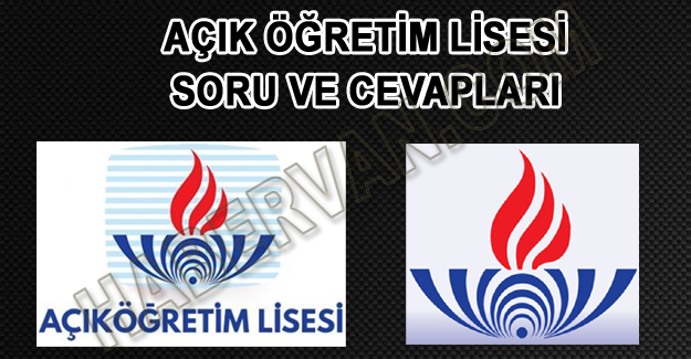 Açık Öğretim Lisesi soru ve cevapları yayınlandı mı? 20 Mart AÖL Sınavı