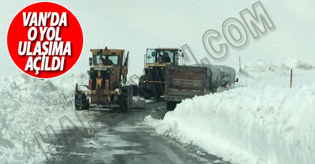 Van-Bahçesaray Yolu Ulaşıma Açıldı