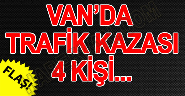 Van'da Trafik Kazası- Son dakika Van Haberleri