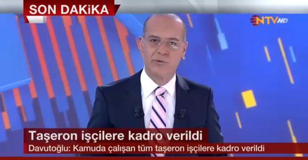 Başbakan Davutoğlu'nun taşeron işçilerle ilgili açıklamaları son dakika
