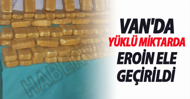 Van'da Eroin Yakalandı