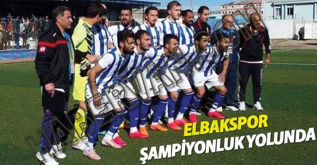 Elbakspor bu hafta Bingölspor ile karşılaşıyor