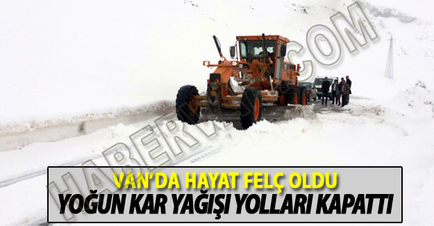 Van-Bahçesaray'da Hayat Felç Oldu