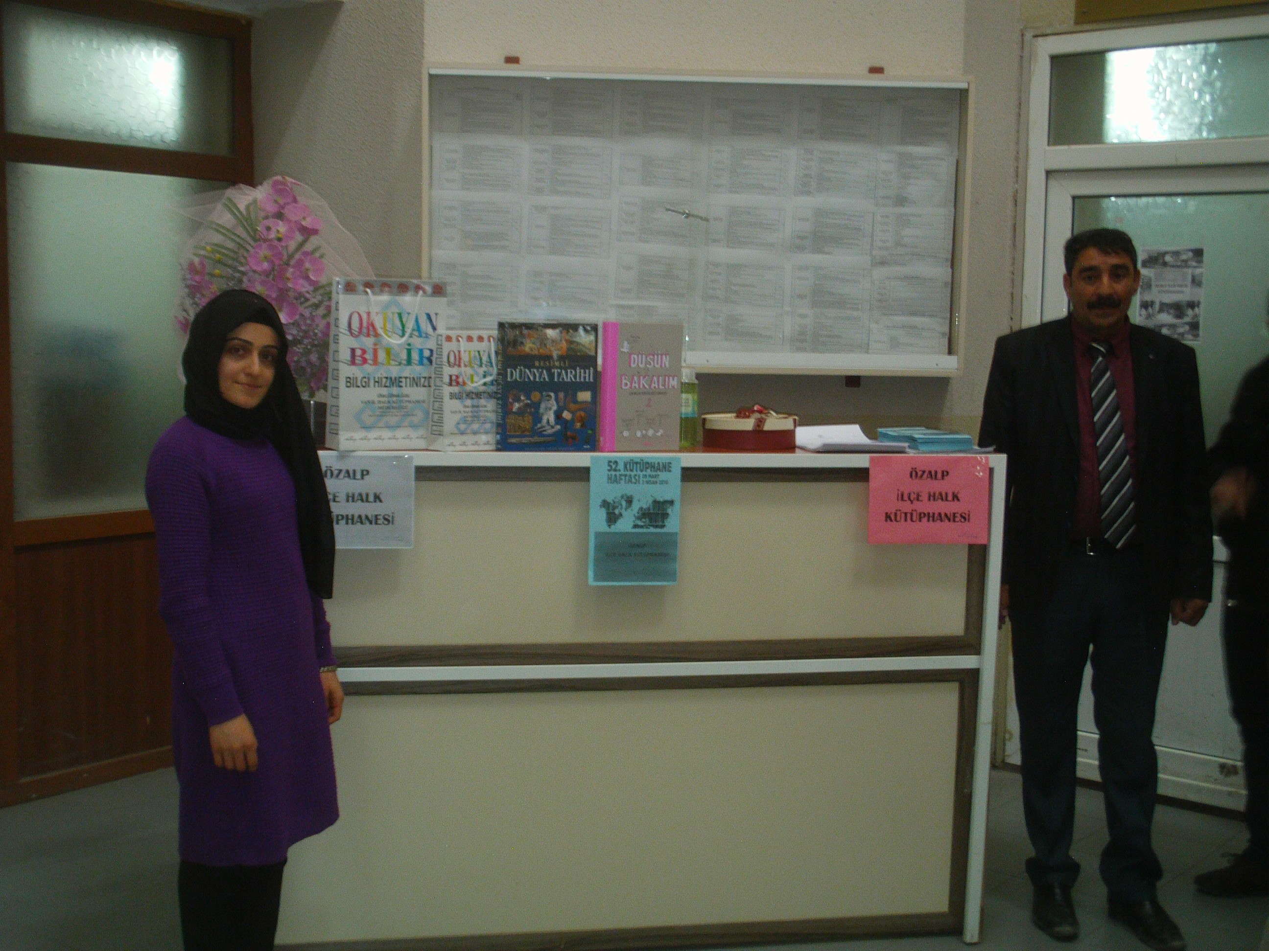Özalp'ta Kütüphaneler Haftası Etkinlikleri