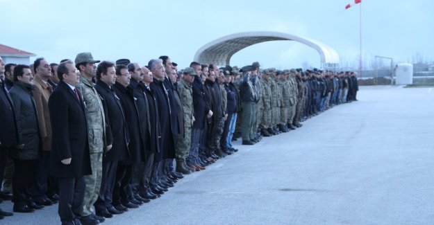 Van'da Şehit Töreni