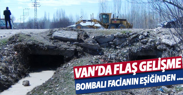 Van-Erciş Faciadan Kıl Payı Kurtuldu
