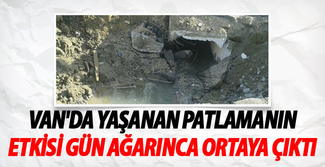 Van'daki patlamanın ayrıntıları gün ışığı ile ortaya çıktı