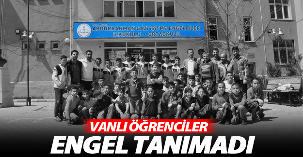 Vanlı Öğrenciler ‘Engel’ Tanımadı