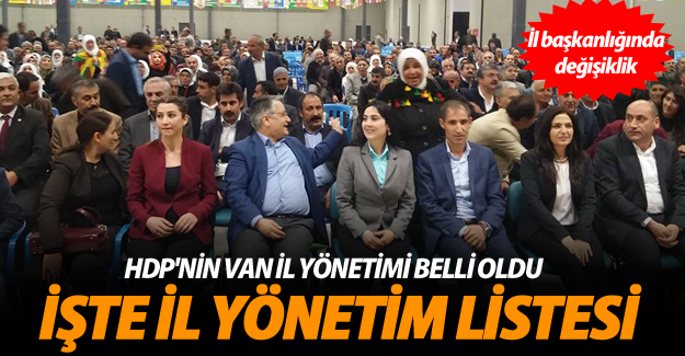 HDP'nin yeni yönetimi belli oldu