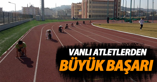 Vanlı atletlerden büyük başarı