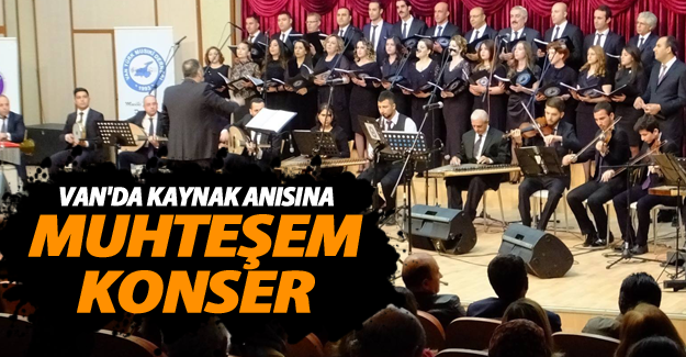 Van’da ünlü bestekar Sadettin Kaynak anısına konser