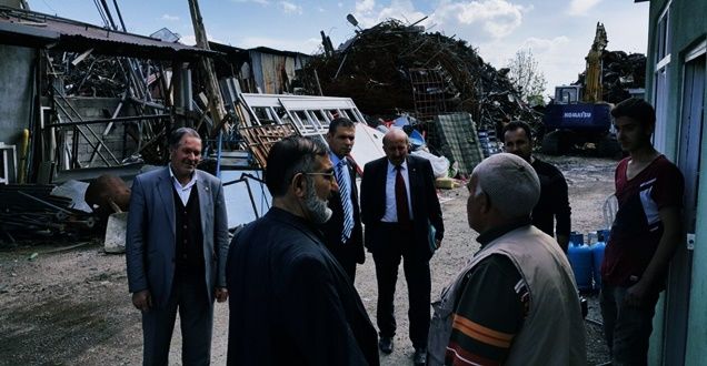 SAADET PARTİSİ’NDE HURDACILAR SİTESİNE ZİYARET - VAN HABERLERİ