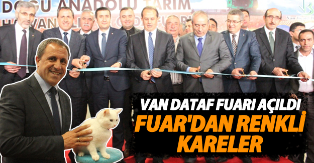 Van DATAF fuarı kapılarını ziyaretcilere açtı