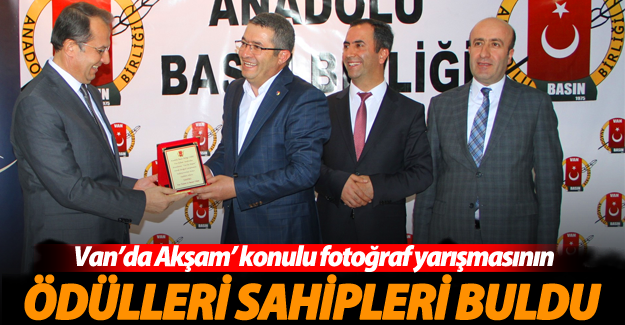 Van'da fotoğraf yarışmasının ödülleri verildi