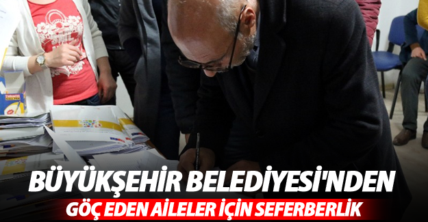 Büyükşehir Belediyesi'nden göç eden aileler için seferberlik - Van Haber