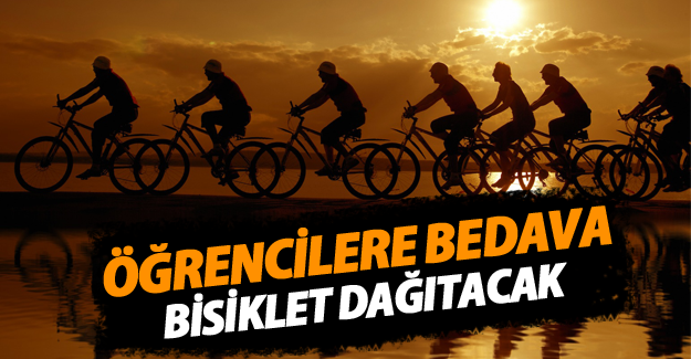 Öğrencilere bedava bisiklet dağıtılacak