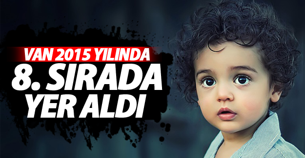 Van 2015 yılında 8'ncı sırada yer aldı - Van Haber
