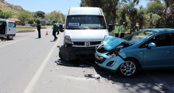 Menemen ve Foça'da trafik kazası; Aydın Amak hayatını kaybetti