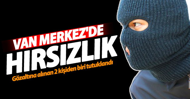 Van'da hırsızlık! Gözaltına alınan 2 kişiden biri tutuklandı - Van Haber