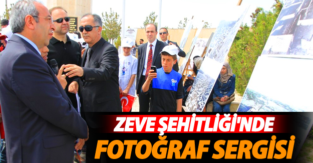 Zeve şehitliği'nde resim sergisi - Van Haber