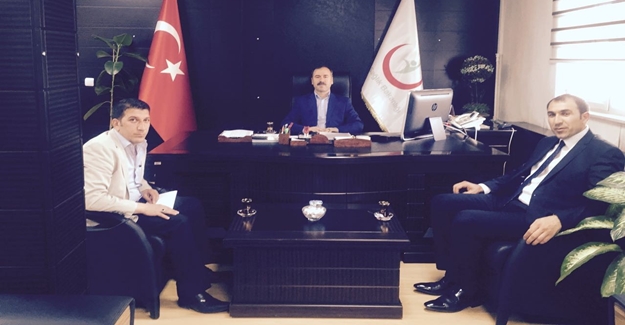 Başkan İsa Berge KHB'ye ziyarette bulundu - Van Haber