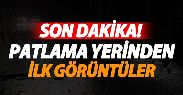 SON DAKİKA! Van'da yaşanan patlamanın ilk görüntüleri - Van Haber