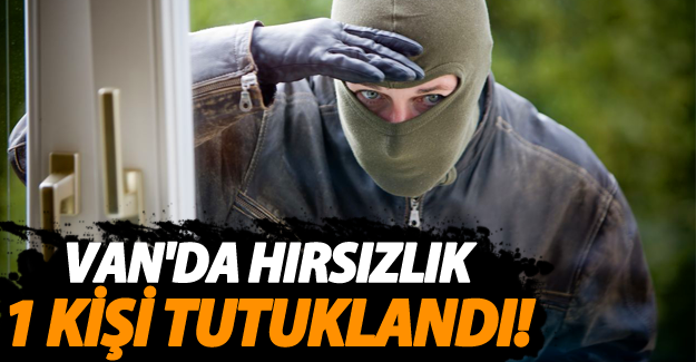 Van'da hırsızlık; 1 kişi tutuklandı - Van Haber