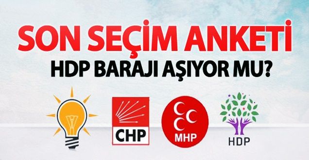 ABD’li araştırma şirketine göre hangi parti, yüzde kaç oy alacak!
