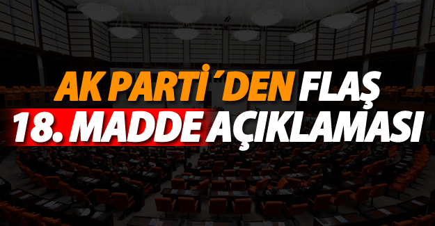 AK Parti Van İl Başkanlığı'nda flaş 18. madde açıklaması - Van Haber