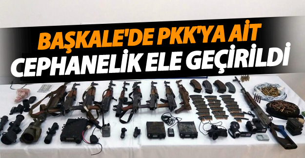 Başkale'da PKK'ya ait cephanelik ele geçirildi - Van Haber