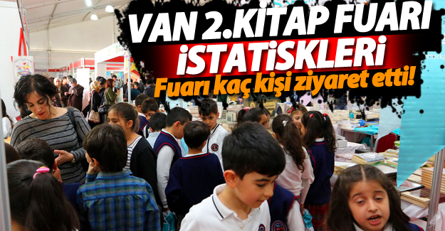 Van 2.Kitap fuarını kaç kişi ziyaret etti! - Van Haber