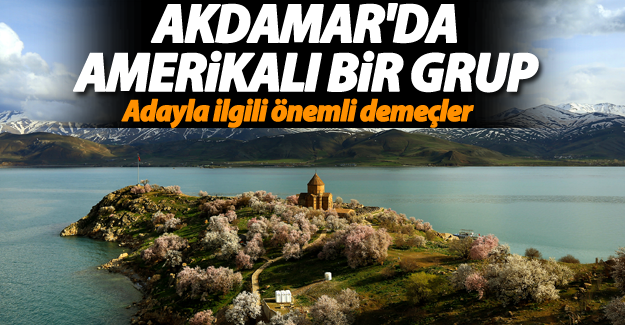 Akdamar'da Amerikalı bir grup - Van Haber