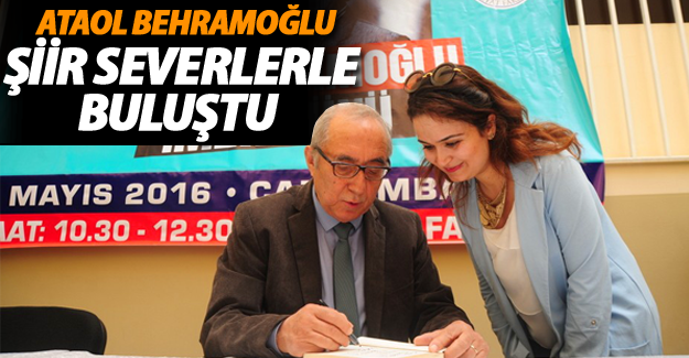 Ataol Behramoğlu Van’da şiir severlerle buluştu - Van Haber