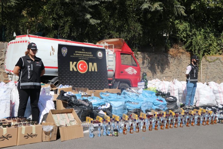 Diyarbakır’da, Kaçakçılık Operasyonlarında 13 Milyon Liralık Malzeme Ele Geçirildi: 55 Gözaltı