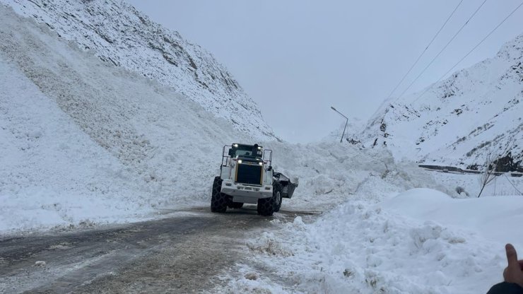 Hakkari'de 355 Köy Ve Mezra Yolu Ulaşıma Kapandı, Kara Yoluna Çığ Düştü